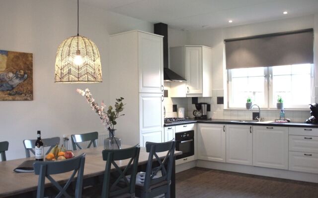 Chic Farmhouse at Overijssel With a Trampoline