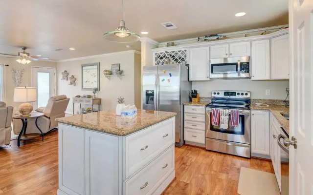 Stilted Galveston Vacation Home w/ Canal Views!