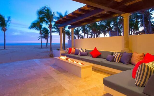 Spectacular 3-Story Beachfront Villa with a Huge Pool Patio