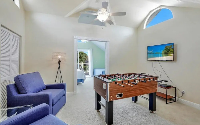 Waterfront Home With Pool and Foosball Table