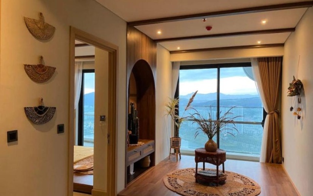 Na Vintage căn hộ 1 ngủ có bồn tắm, ban công view vịnh Hạ Long Cách biển 50m – Guest Rooms – Ha Long