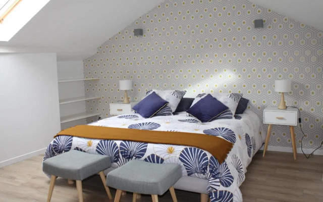 Duplex Bastié T3 calme et climatisé WiFi