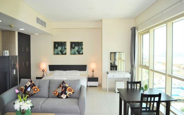 Sea view furnished STUDIO with balcony in Marina - JMI