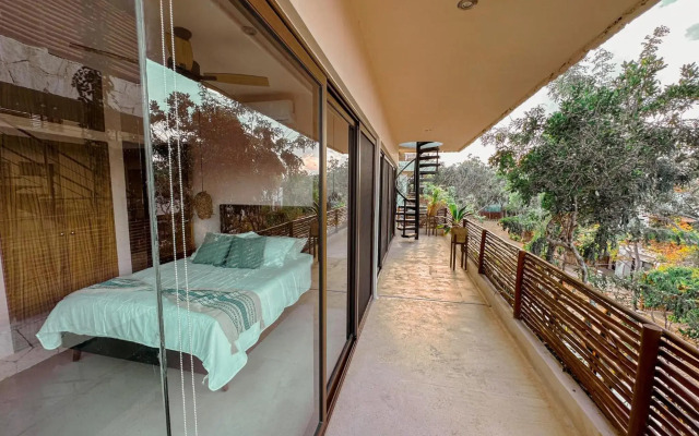 PentHouse con jacuzzi privado, cenotes, piscinas, GYM