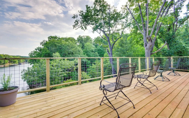 Waterfront Home w/ Views & Dock in Sunrise Beach!