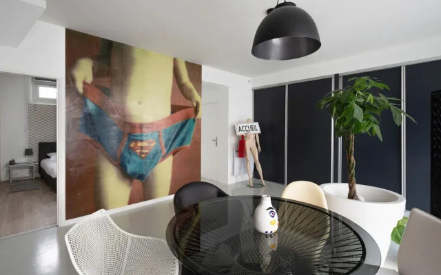 Le 32 - Loft Pop Art - 3 Chambres Avec Parking Privé