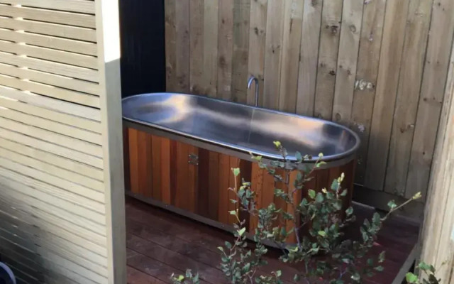 Skylight House with Stunning Outdoor Bath