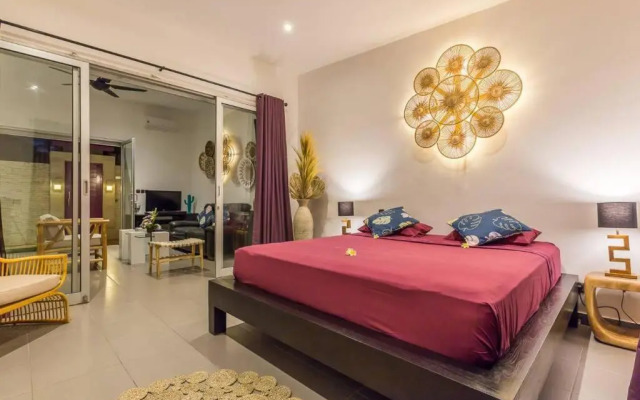 Villa Floppy New 1 bedr villa private Pool 5min beach