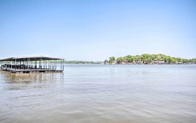 Private Dock: Home on Lake of the Ozarks