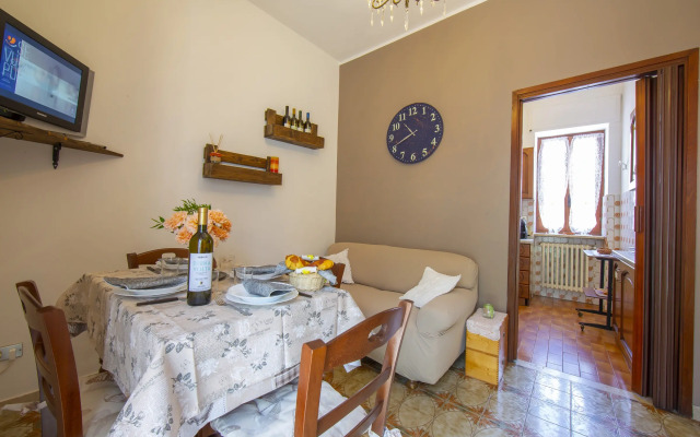 Glicine among vineyard