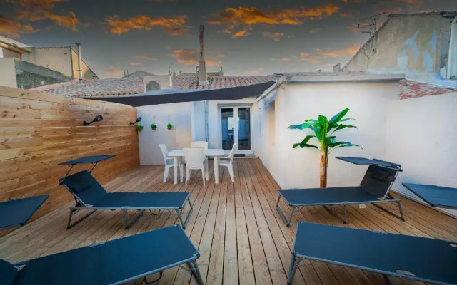 Superbe appartement à 2 pas des Halles, Climatisé, terrasse, garage