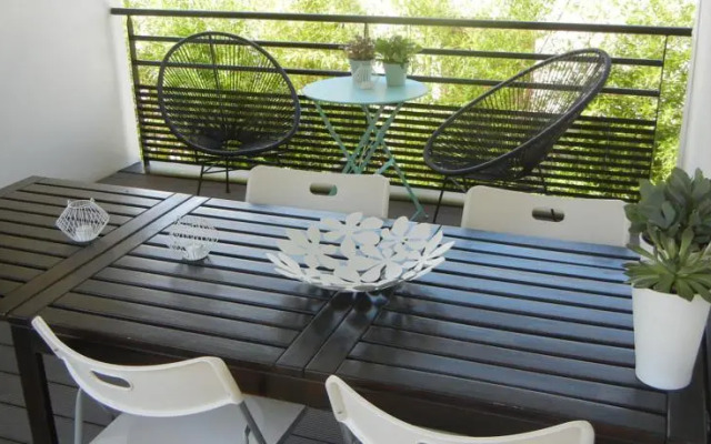 Appartement la Pompignane avec jardin et terrasse