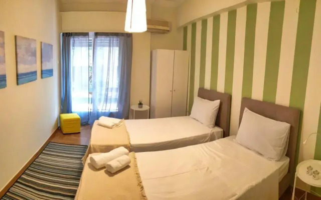 Athens Stadium path quiet & central 4 persons apartment