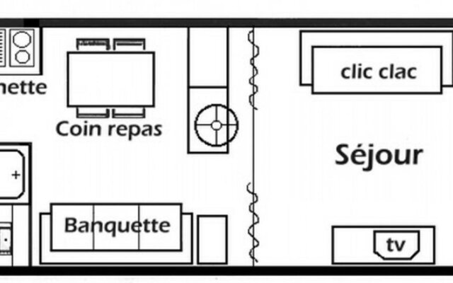 Appartement Les Saisies, 1 pièce, 4 personnes - FR-1-293-173