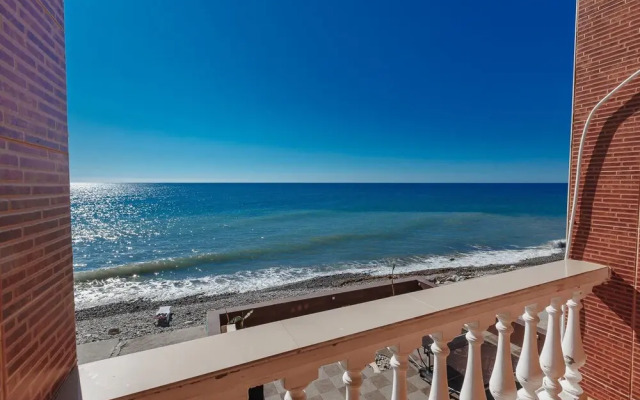 Sea outside window