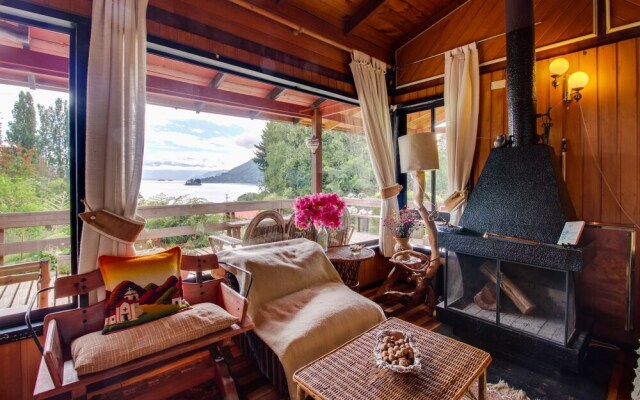 Casa Campestre frente al Lago Calafquén