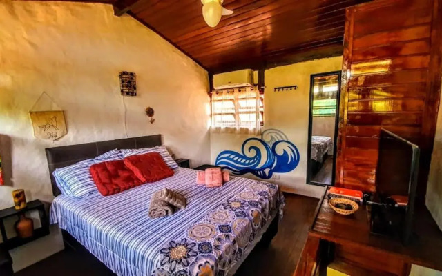 Chalé rústico e charmoso na praia para casal!