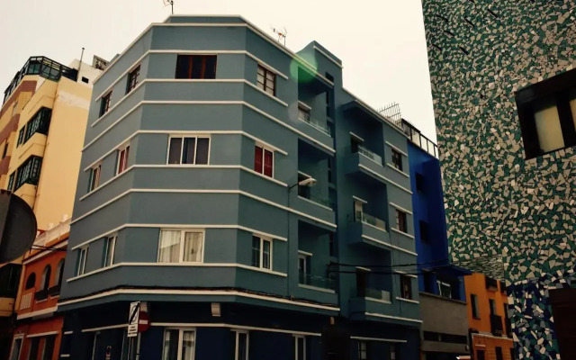 The blue house las Canteras