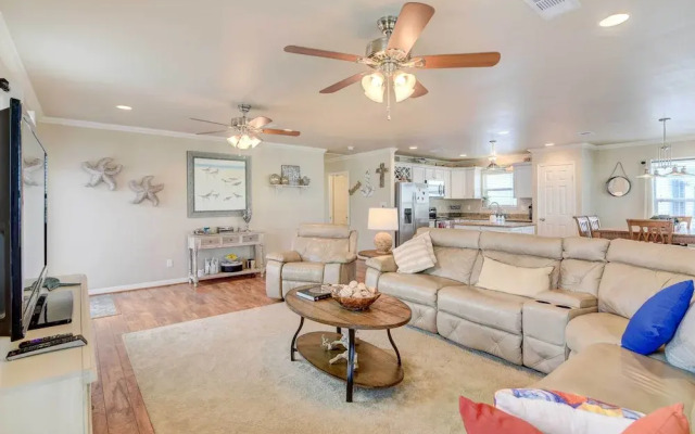 Stilted Galveston Vacation Home w/ Canal Views!
