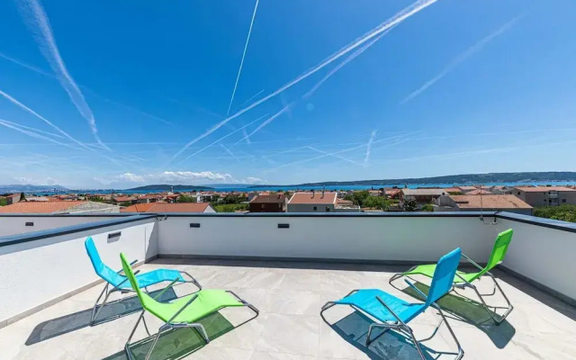Elegant Kastel Novi Apartment With Sea View Balcony