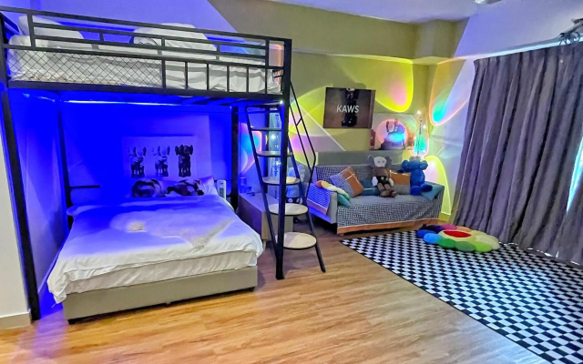 Kaw Supreme Theme WIFI Luxury 7 PAX Genting Pool & Mountain View Cuti Genting Homestay Midhills – Guest Rooms – Gohtong Jaya