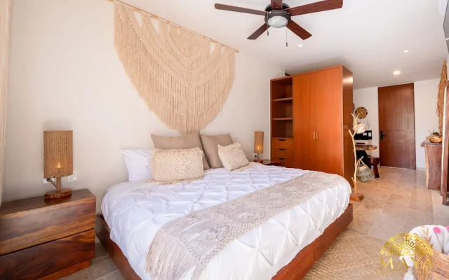 NHOA 302B Lux 1BR Condo Top Jungle View Aldea Zama