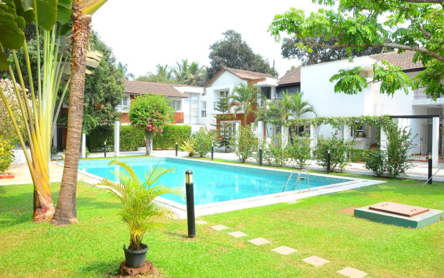 Villa Samaara1 on Candolim Main Road pool facing