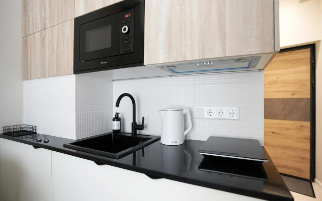 Apartments in the Rossiyanka apart-hotel on Pionersky Avenue 20