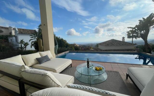 Villa Olga MARBELLA- GOLDEN MILE -Breathtaking SEA VIEW- PRIVATE POOL