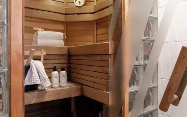 Cozy Studio with private Sauna