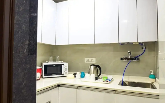 Relaxing 1 Bhk Service Apartment With Balcony Gym