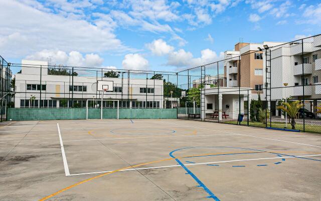 Apto com churrasqueira e sacada RPC306