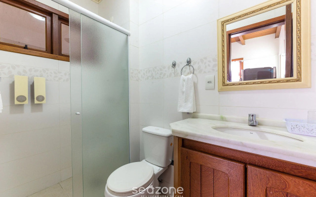Apto 2qtos churrasq. 400 à praia | Jurerê - JBA202
