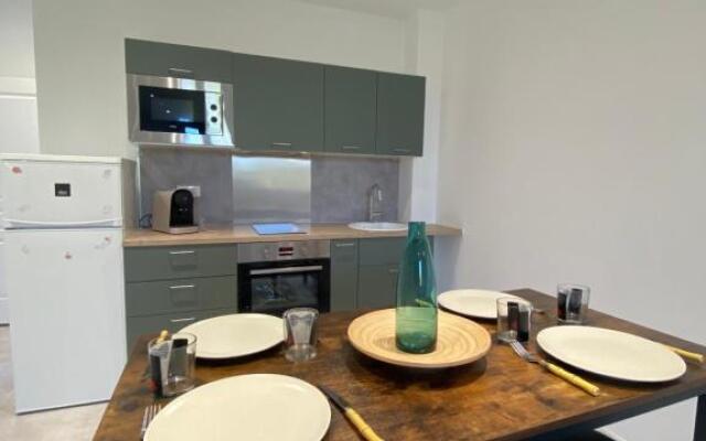 T3 2 chambres-centre-ville Place d'Armes Clim-Wifi