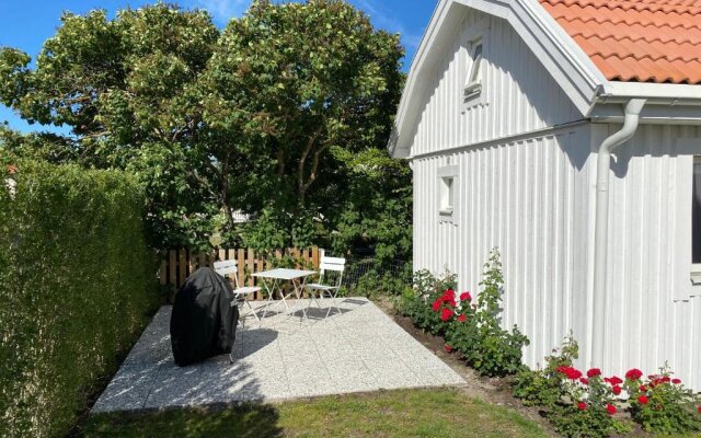 Nybyggt Attefallshus på Ängö i Kalmar