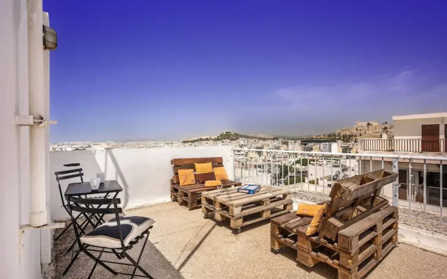 Sunny 3bd Cozy Flat Spectacular Acropolis View