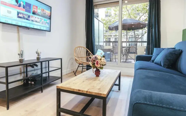 Beautiful Apartment -1br/4p- Boulogne