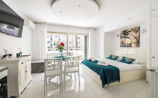 Charming Studio - AC - 2P- Croisette Plage
