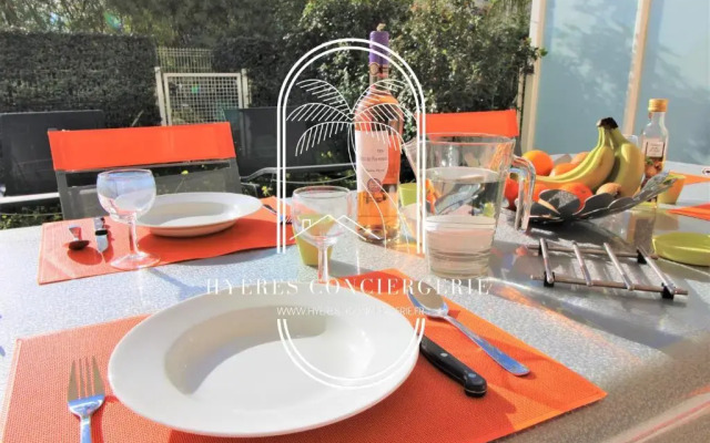 Au bout de la rue la Mer- T3 jardin/piscine PARKING/WIFI