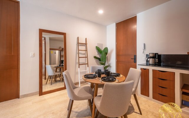 NHOA 112B Lux 1BR Condo Plunge Pool in Aldea Zama