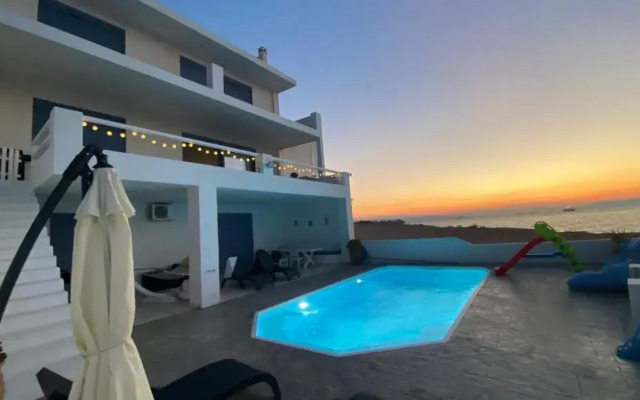 NV pool villa Aegina 1