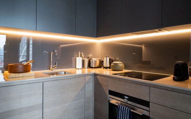 Immaculate New Studio Apartment in Canary Wharf