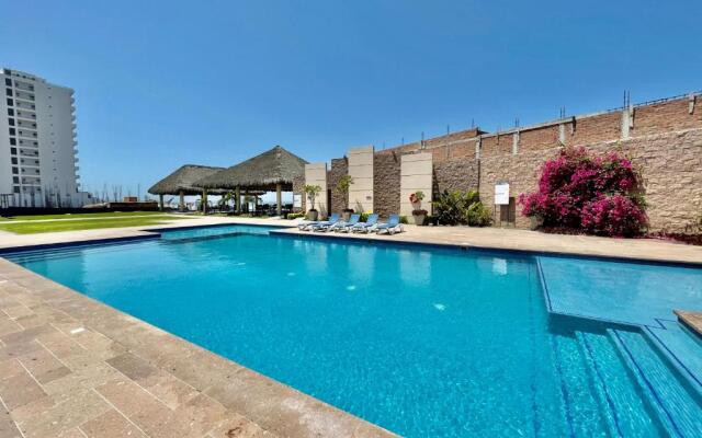 Casa turquesa pie de playa Mazatlan (Brujas)