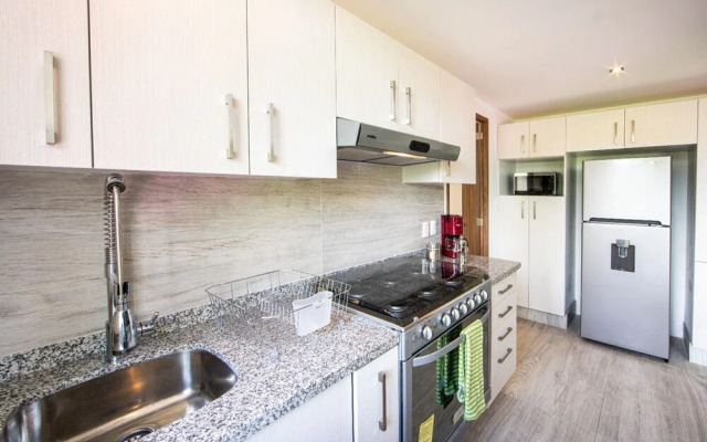 New Park Front Terrace Apt Near Polanco