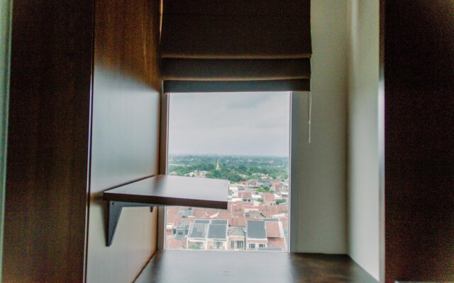 Unique Studio With Folded Bed Amazana Serpong Apartment