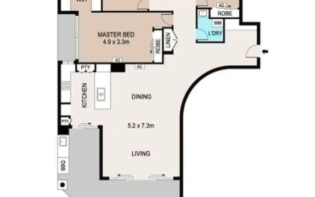 Zen Arkaba 3BR Luxury Waterfront Apt Pool BBQ