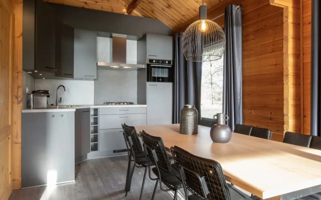 Restyled Wooden Lodge Near the Maasduinen