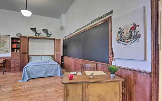 Renovated WV Schoolhouse: History Buffs Heaven!