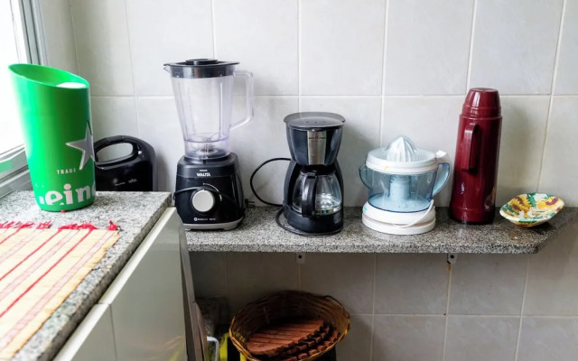 Cobertura com Churrasq e Piscina a 250m da Praia