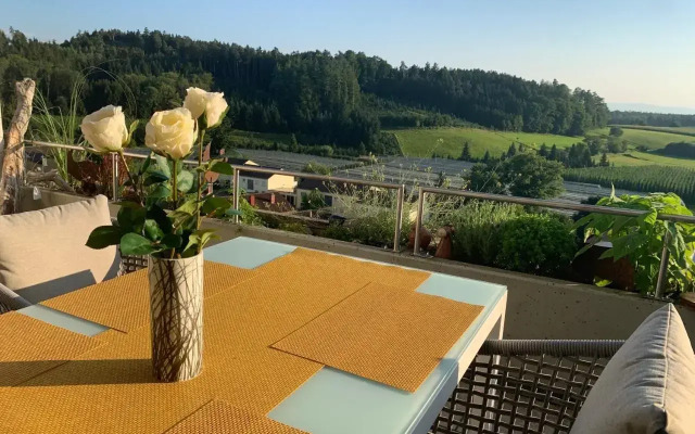 Hochwertige Sonneninsel mit Aussicht